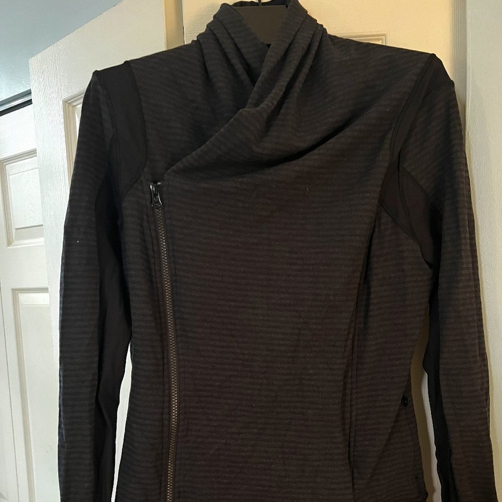 Lululemon Striped Double zip Jacket